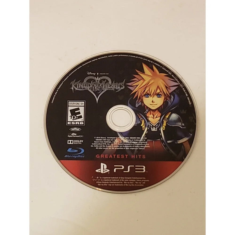 PS3 Playstation‎ 3 Kingdom Hearts II.5 HD Remix Disc & Lego Marvel Super Heroes